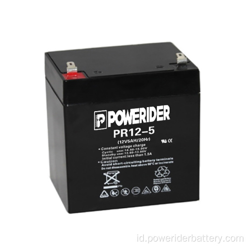 12V 5Ah Baterai Asam Timbal
